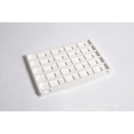 United Scientific Microscope Slide Tray, Polystyrene, PK 6 62301